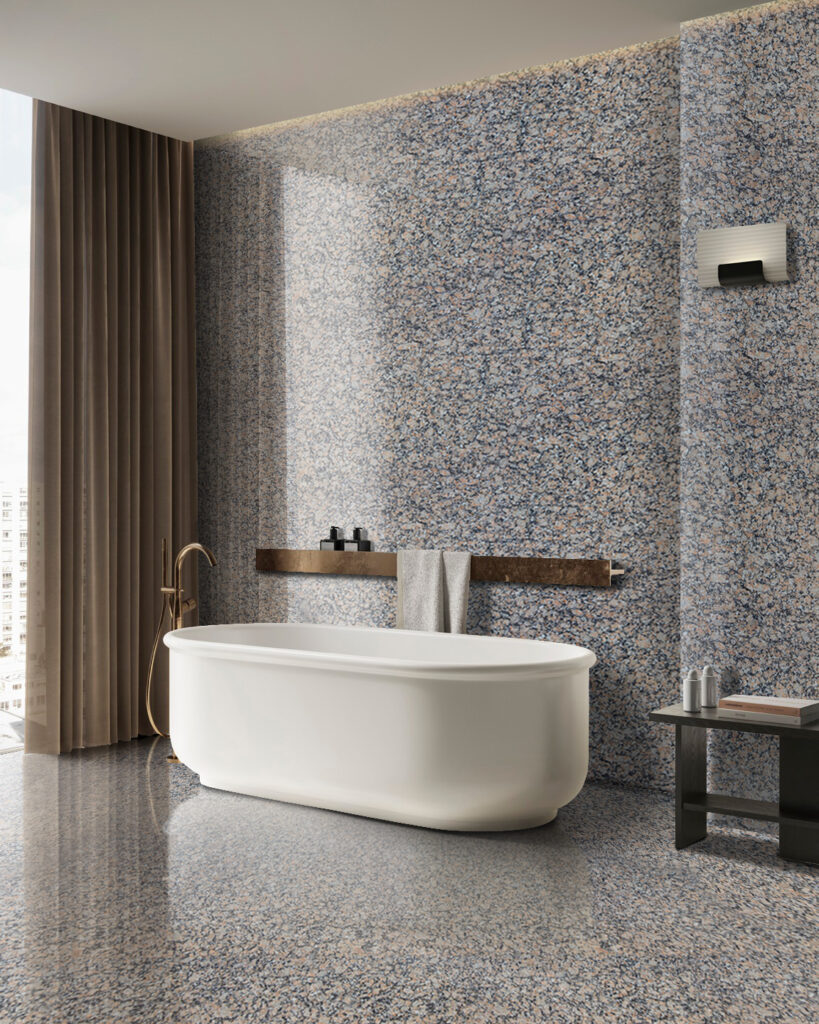 sweet pink granite for bathroom